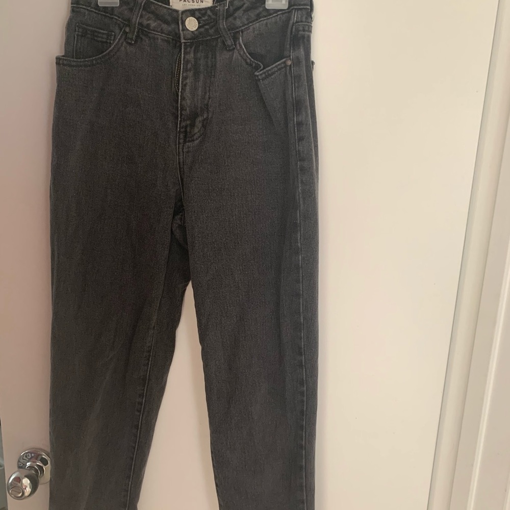 Pac Sun Black Mom Jeans